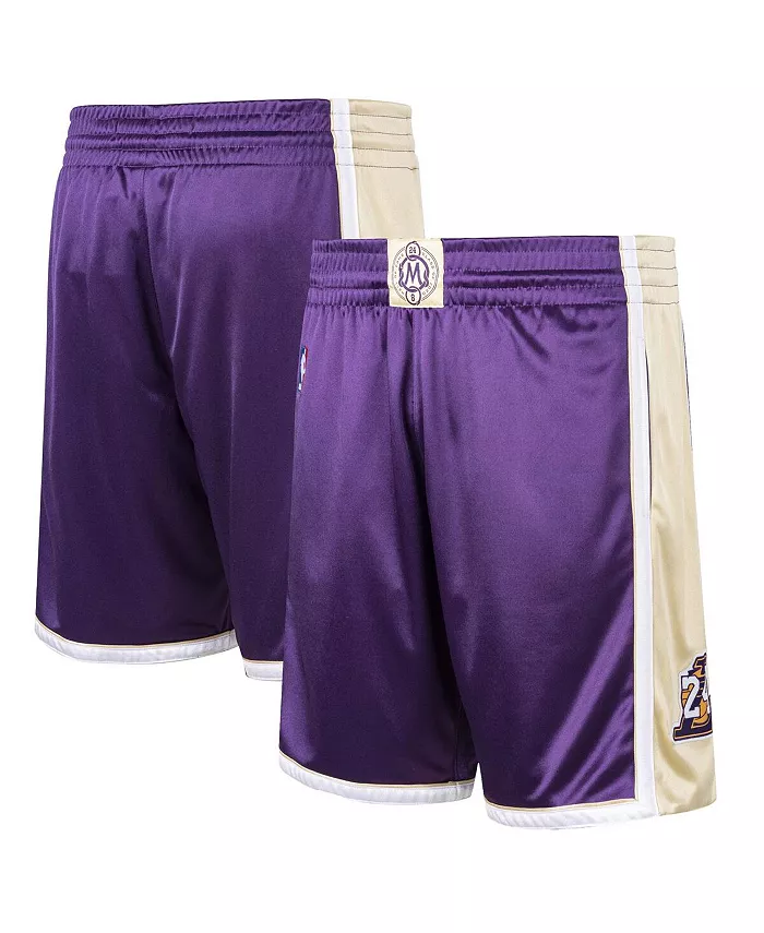 

Мужские шорты Los Angeles Lakers Hardwood Classics в фиолетовом цвете, посвященные зачислению Коби Брайанта в Зал славы 2020 года Mitchell & Ness