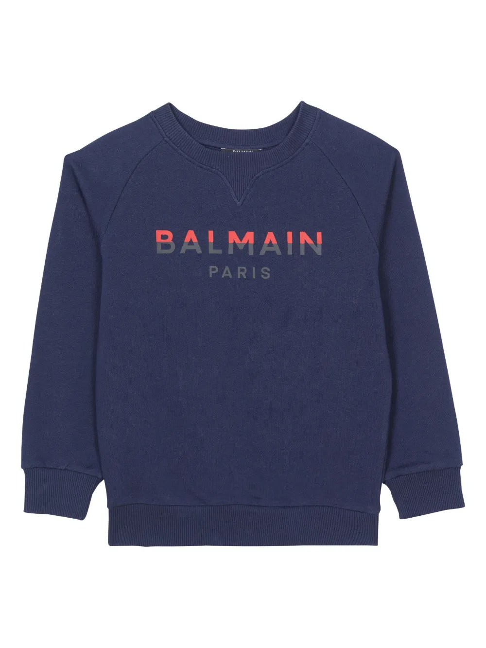 

Толстовка с логотипом Balmain Kids, синий