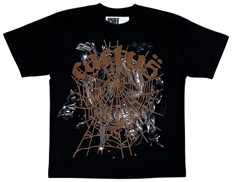 

Футболка Sp5der x Travis Scott x ComplexCon Tee 'Black', черный