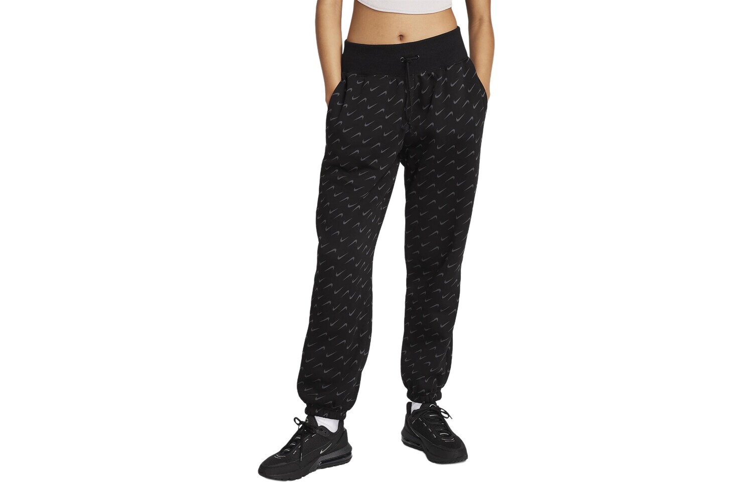

Спортивные штаны Phoenix Fleece Knit женские черные Nike