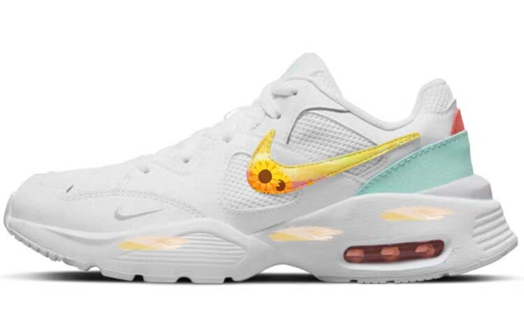 

Кроссовки Air Max Fusion женские с низким верхом, белые/розовые Nike