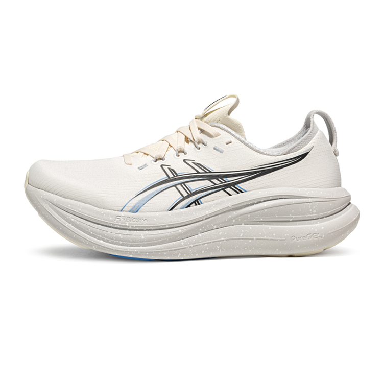 

Кроссовки Gel Nimbus 28 низкие мужские Comfortable Breathable And Resilient ASICS, белый/черный