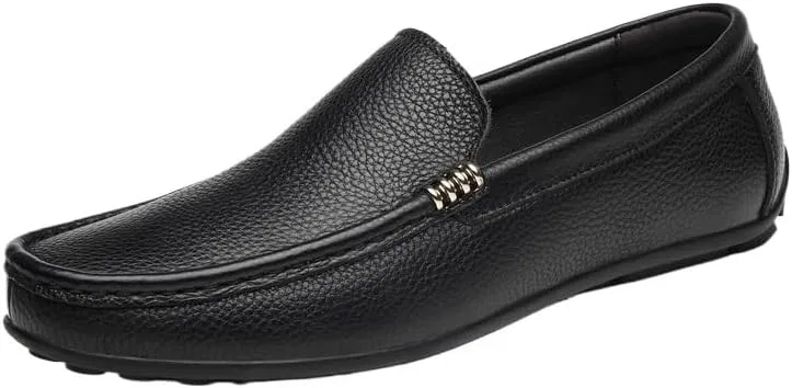 Туфли кожаные мужские, Oxford, Loafers, Black UOPYNE