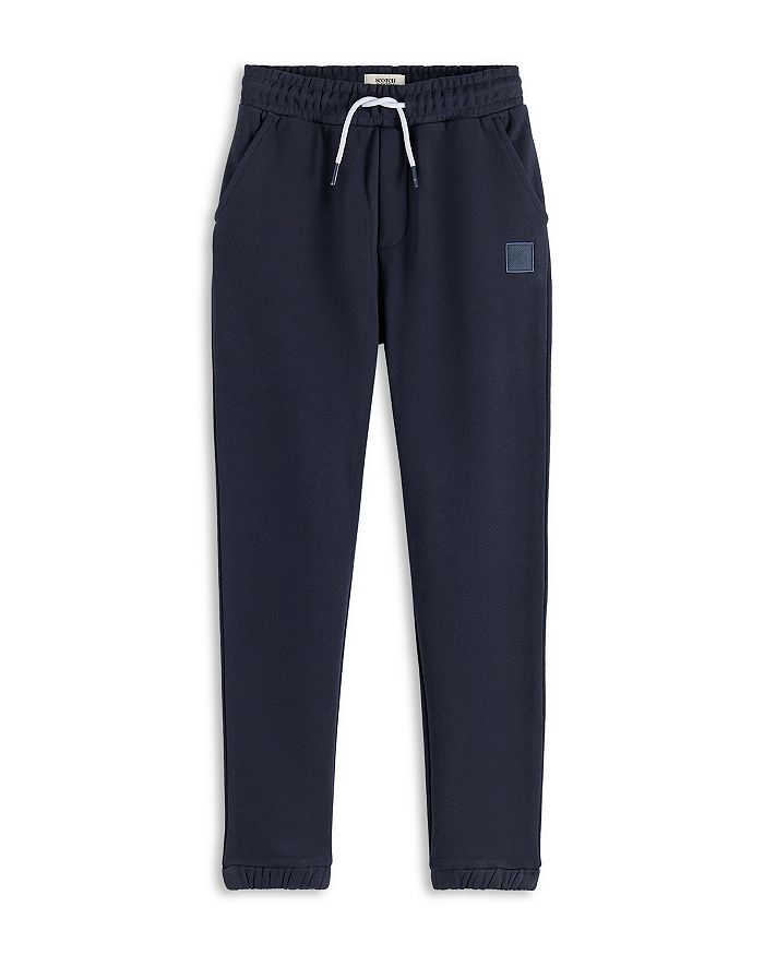 

Брюки спортивные с логотипом для мальчиков - малыши, подростки Scotch & Soda, синий