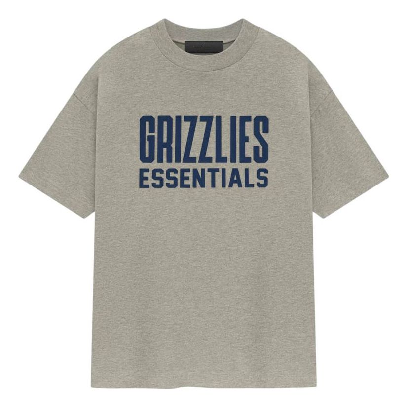 

Футболка Fear of God Essentials x NBA Grizzlies T-shirt 'Warm Heather', серый