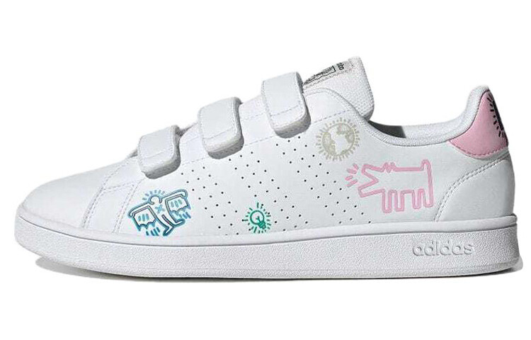 

Кроссовки для скейтбординга Keith Haring X, унисекс, низкие, белые/синие/розовые Adidas Neo, Синий, Кроссовки для скейтбординга Keith Haring X, унисекс, низкие, белые/синие/розовые Adidas Neo