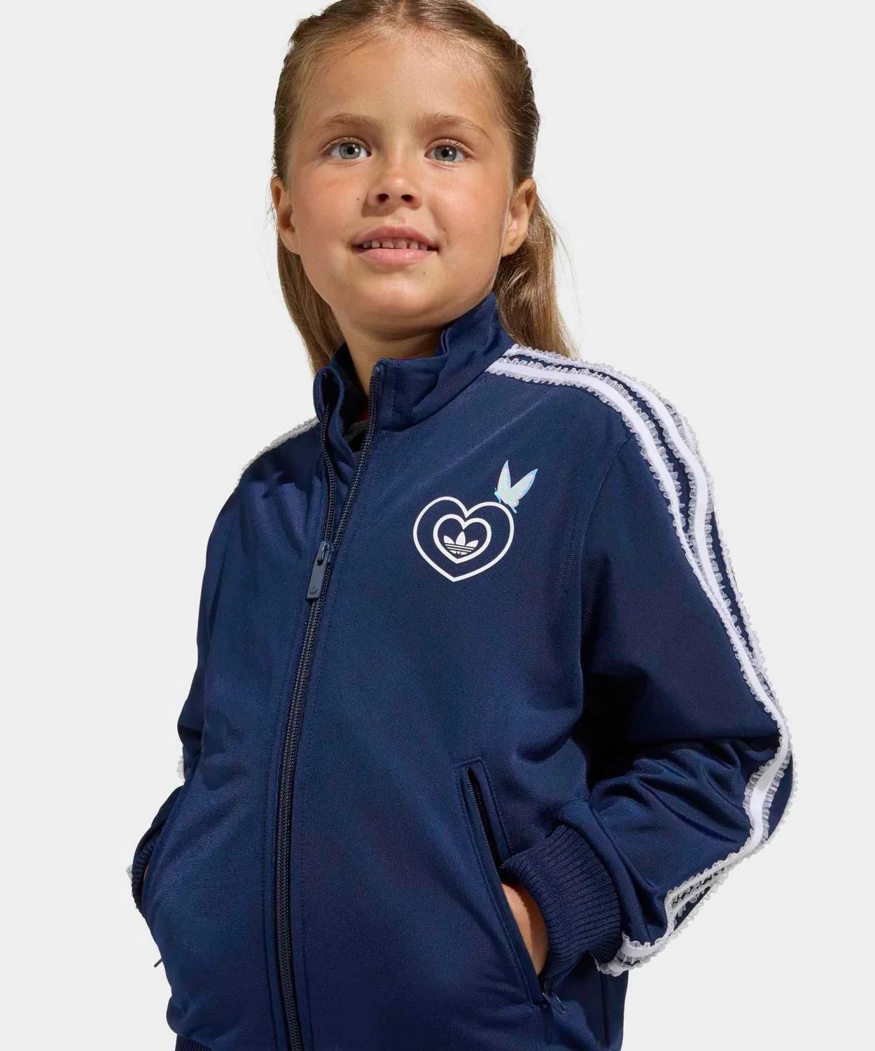 Детский спортивный костюм Disney Firebird Adidas Originals синий — фото 4