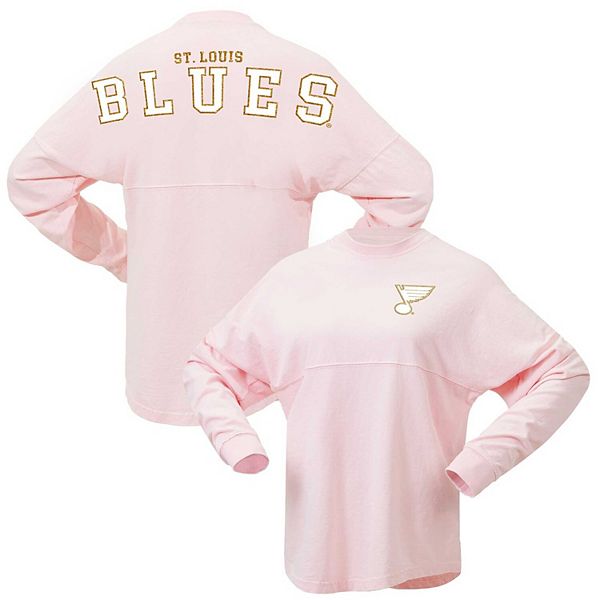 

Женская футболка с длинным рукавом St Louis Blues Spirit Jersey розового цвета Fanatics