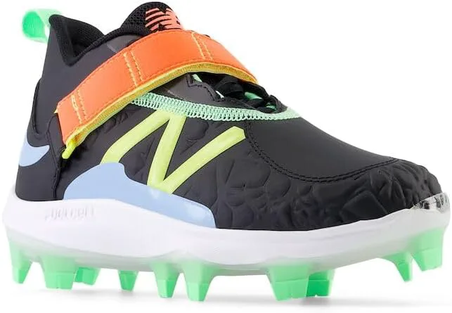 Бейсбольные кроссовки New Balance Kids Lindor V2, черный — фото 4