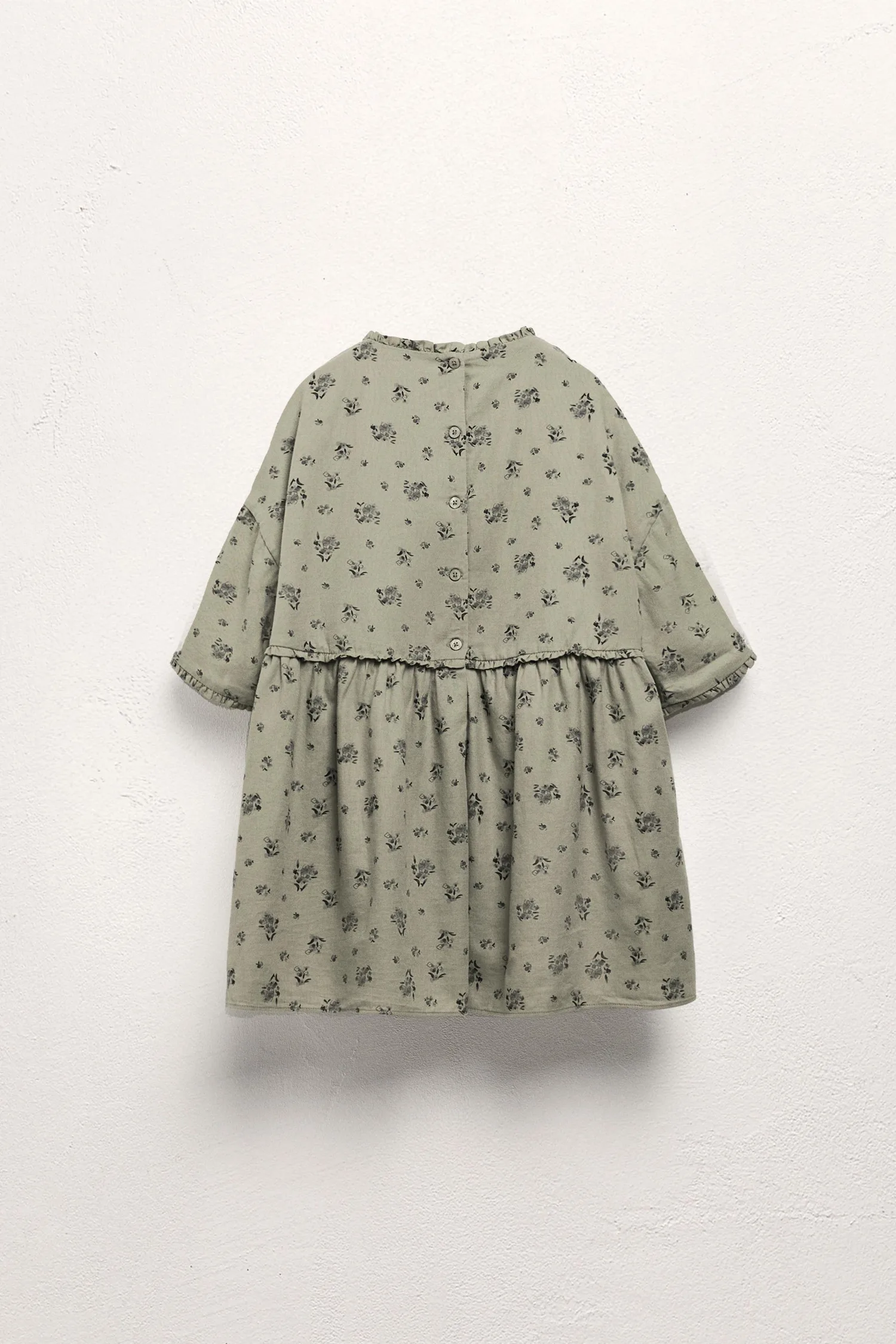 Zara Платье с цветочным принтом и оборками, лимитированная серия, 2-5 лет — фото 2