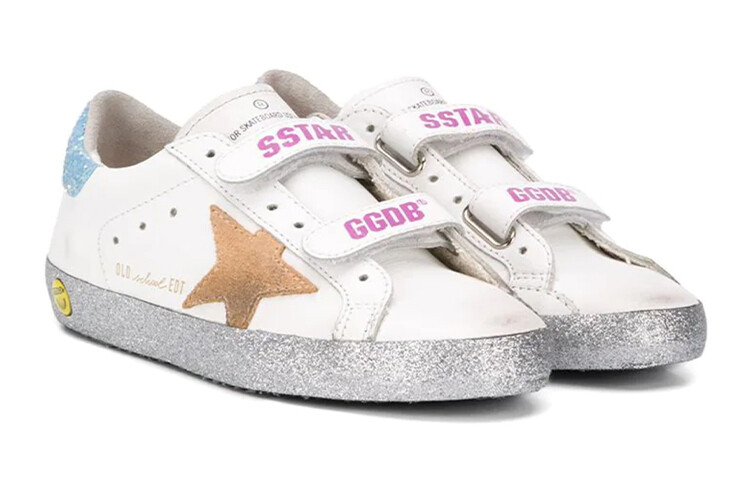 Детские кеды Golden Goose, белый — фото 2
