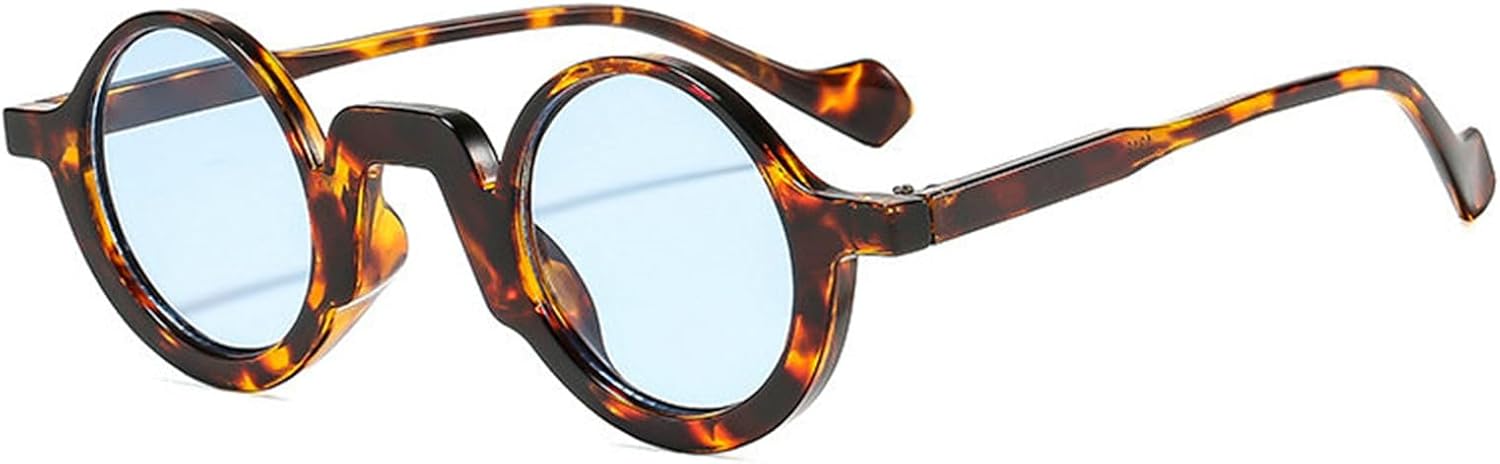 

Солнцезащитные очки Helena Fashion в маленькой круглой оправе, унисекс, в стиле ретро-панк, модные овальные очки, повседневные солнцезащитные очки с защитой от УФ-излучения UV400, C8