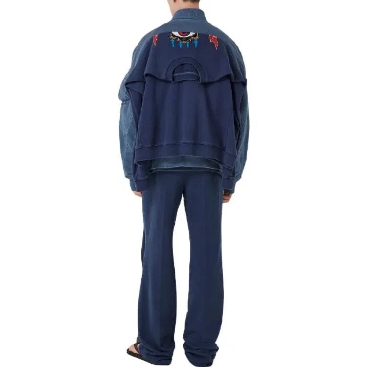 Повседневные брюки Burberry Soft Marine синий — фото 4