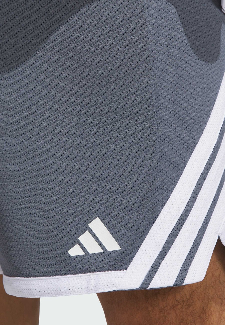 Спортивные шорты Adidas Performance Sports shorts, Grey Four/White/Grey — фото 3