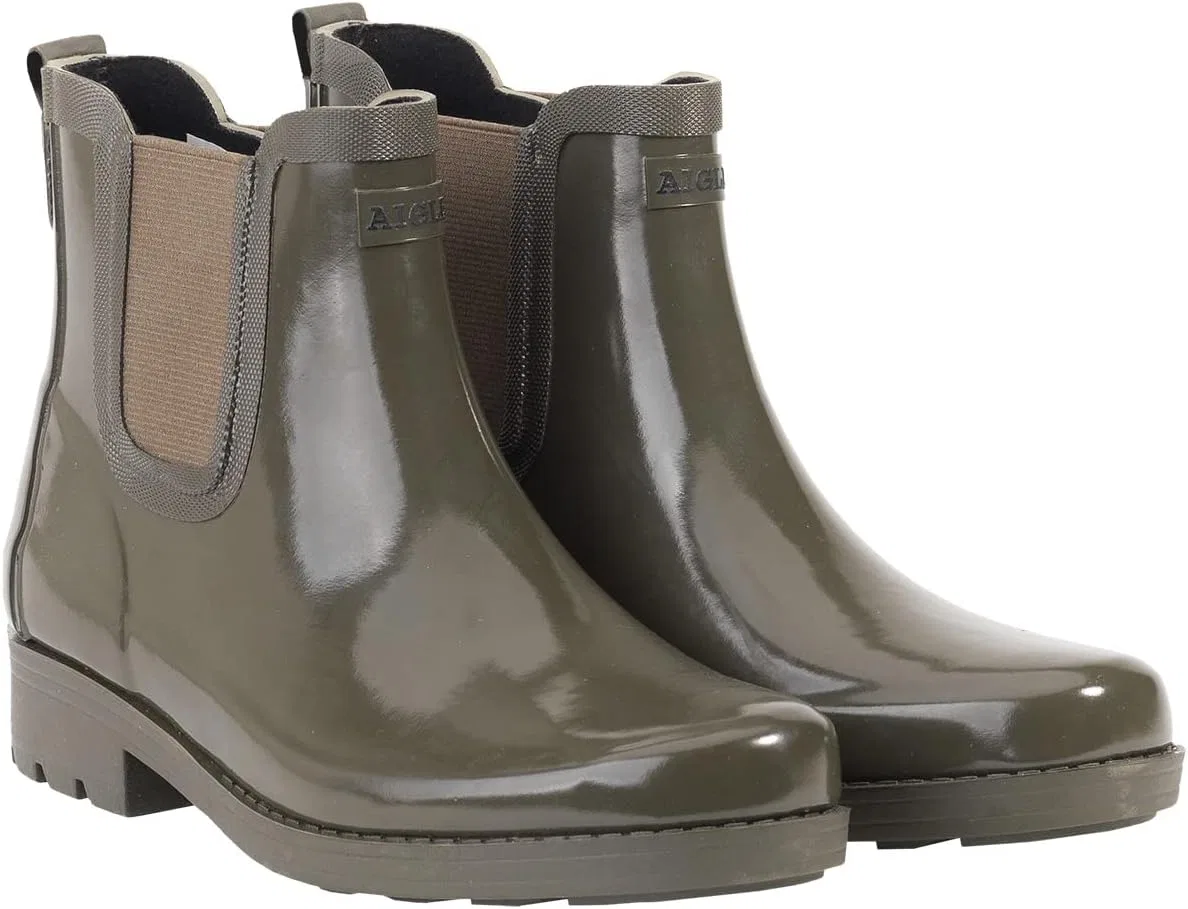 Женские ботинки Aigle Carville Chelsea, Olive — фото 2