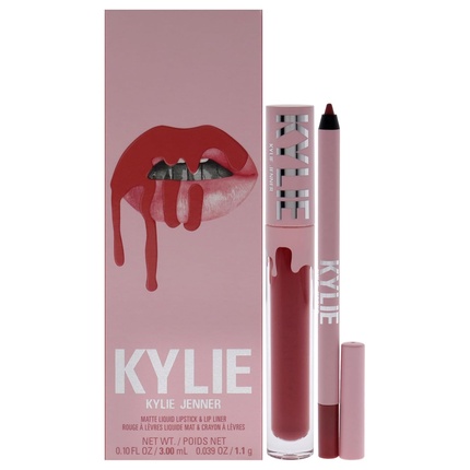 

Набор матовых помад 500 Kristen для женщин 0,10 унции матовая жидкость Kylie Cosmetics