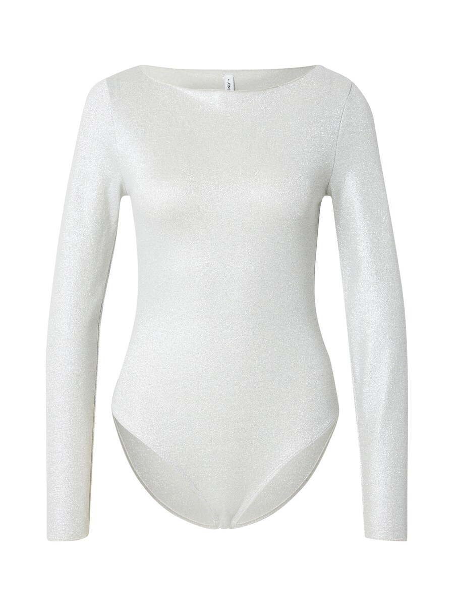 

Классический топ ONLY Shirt Bodysuit ONLLUCCA, серебряный