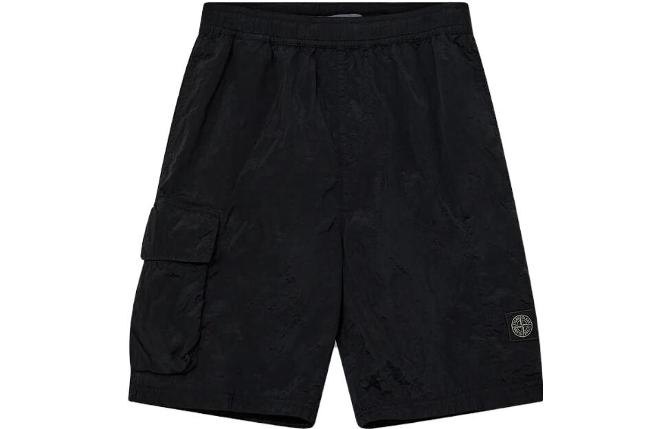 

Шорты мужские Stone Island с мини логотипом, черный