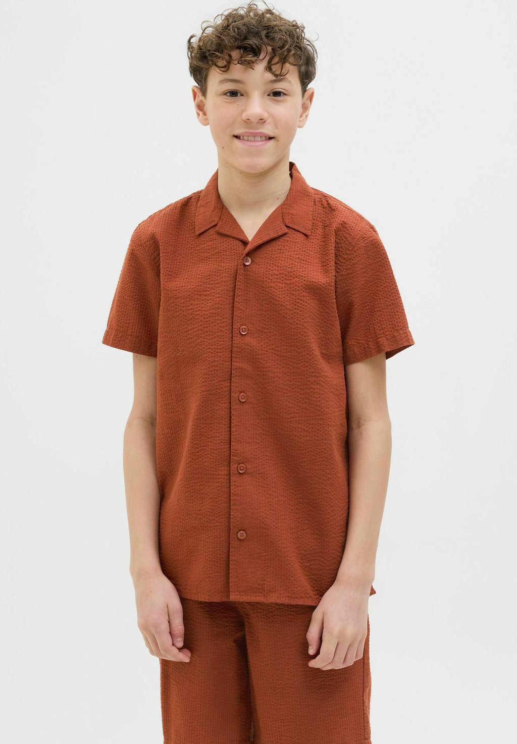 

Рубашка Jack & Jones Junior, цвет Arabian Spice