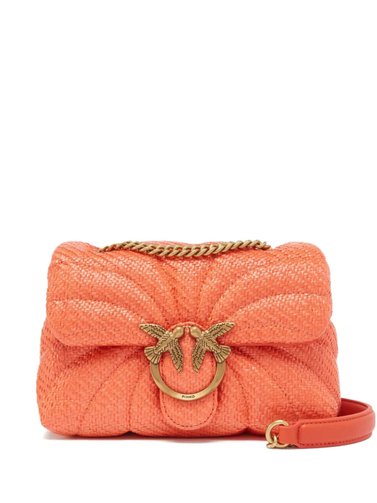 

PINKO сумка через плечо Love Puff, оранжевый