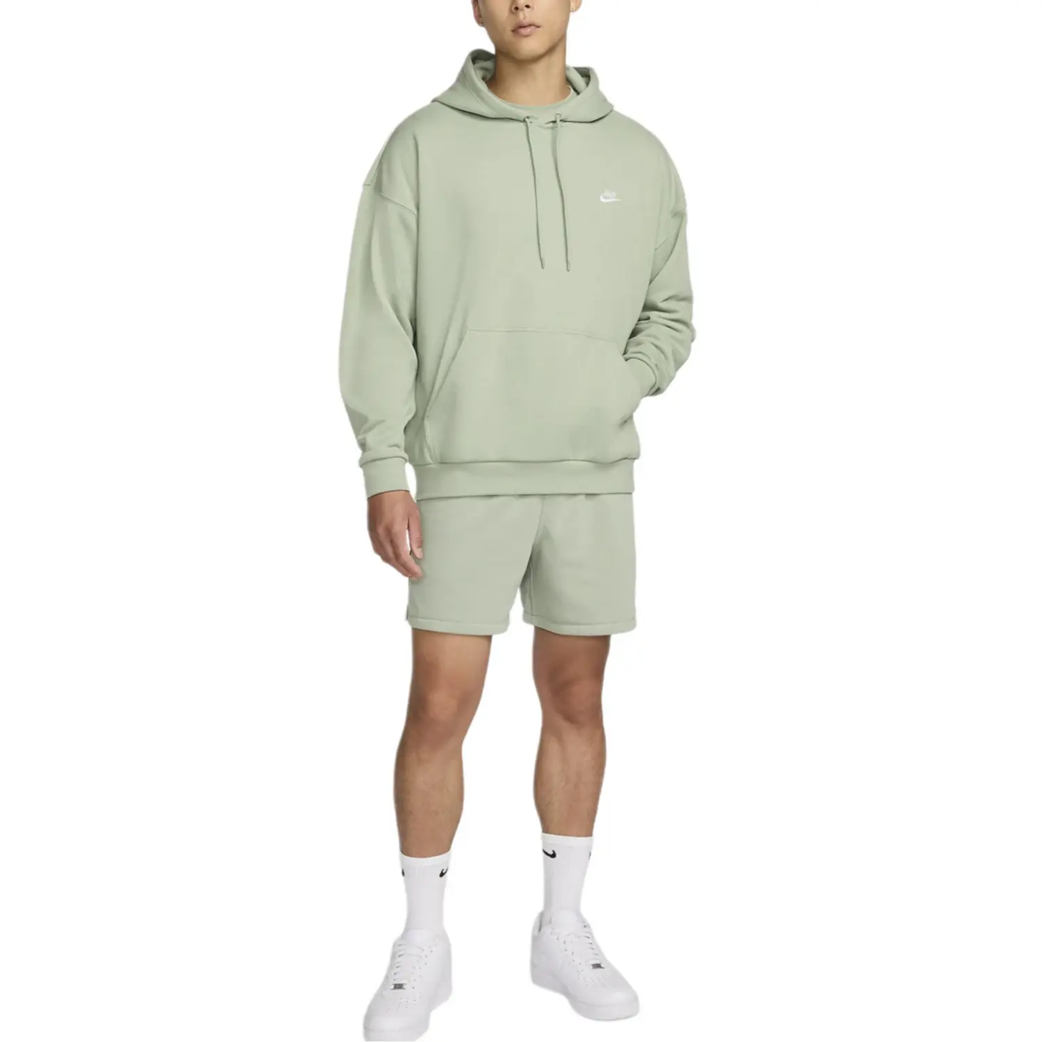 Толстовка мужская Jade Horizon/Jade Horizon/Белая Nike, белый — фото 3