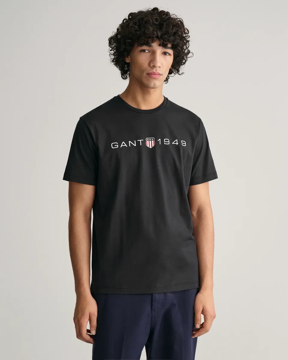 

ФУТБОЛКА Gant "ФУТБОЛКА С ПРИНТОМ SS", черный