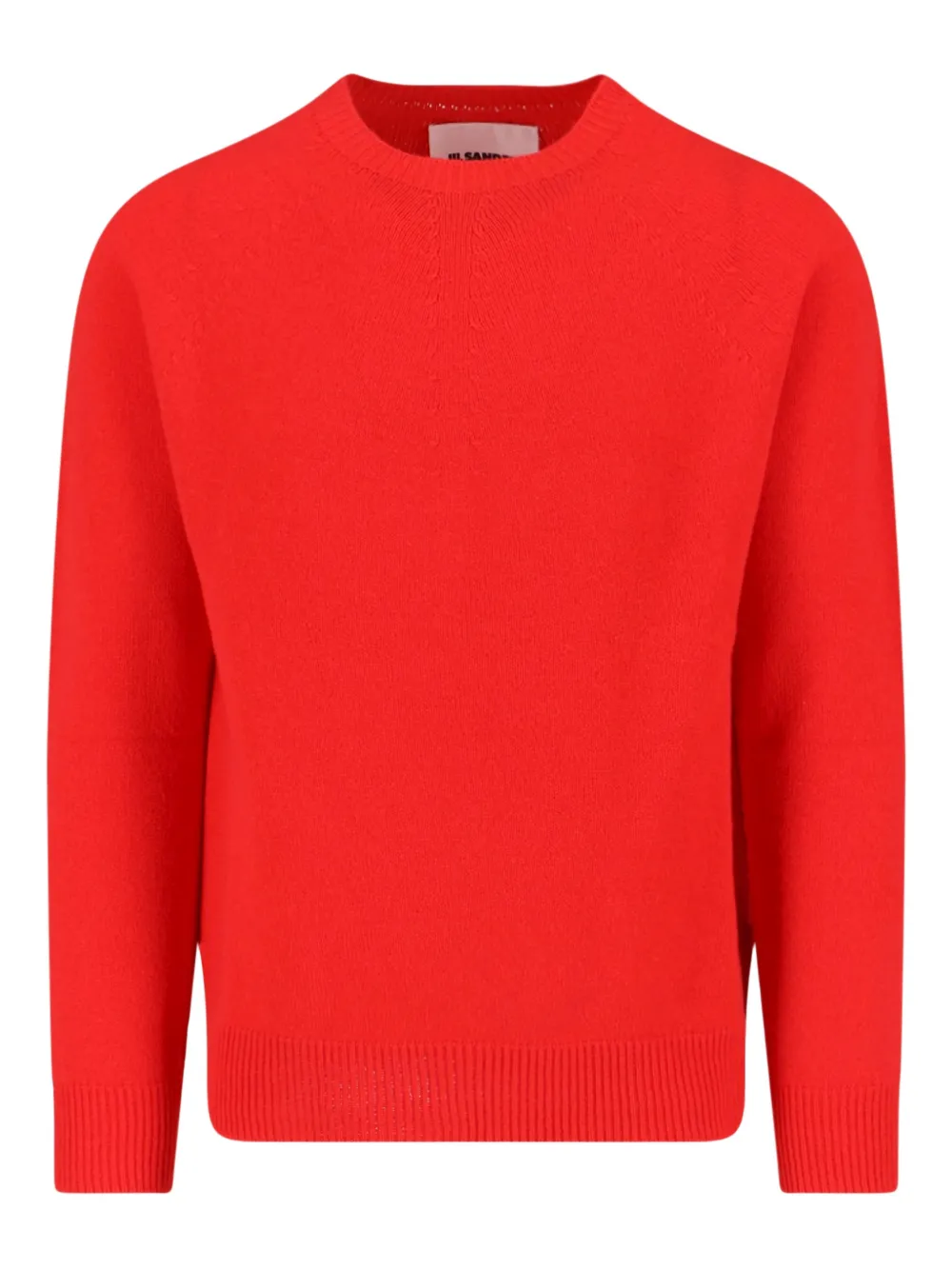 

Свитер с круглым вырезом Jil Sander, красный