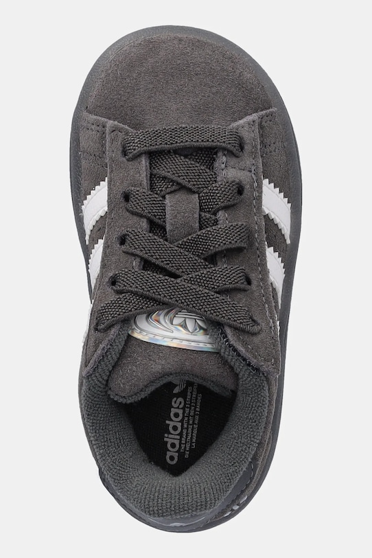Детские замшевые кроссовки CAMPUS 00s LED LIGHTS Adidas Originals, серый — фото 4
