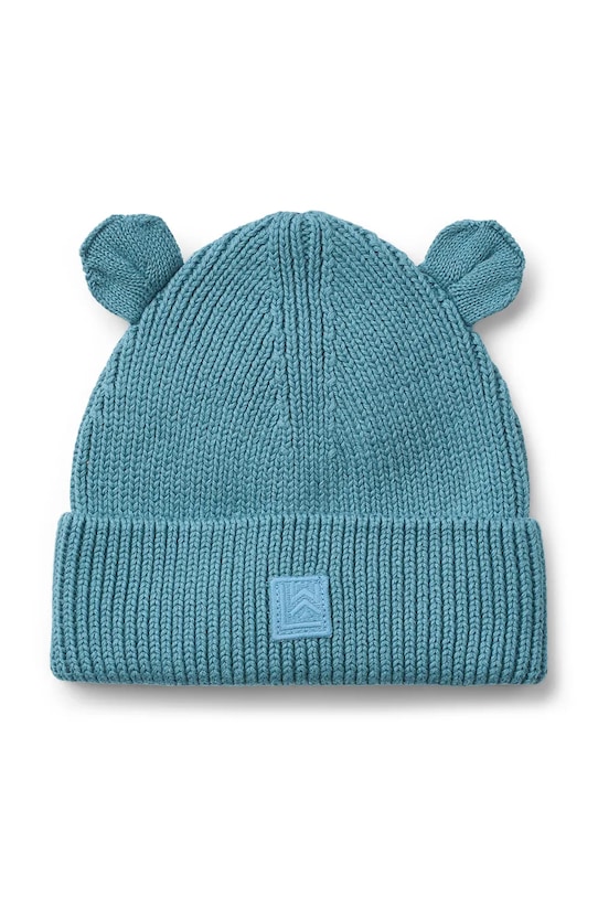 

Детская хлопковая шапочка Gina Beanie Liewood, бирюзовый