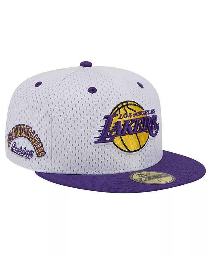 

Мужская белая/фиолетовая кепка Los Angeles Lakers Throwback 2Tone 59Fifty New Era, белый