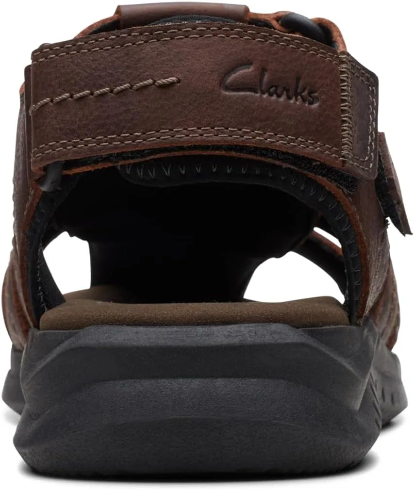 Мужские сандалии Clarks Walkford FishSandal, Dark Brown — фото 3