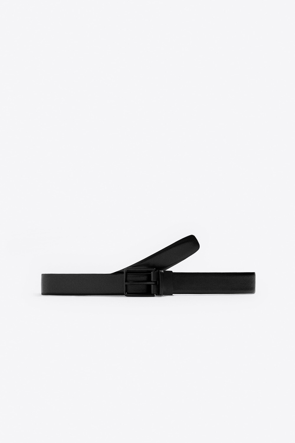 

Двусторонний кожаный ремень Zara, черный