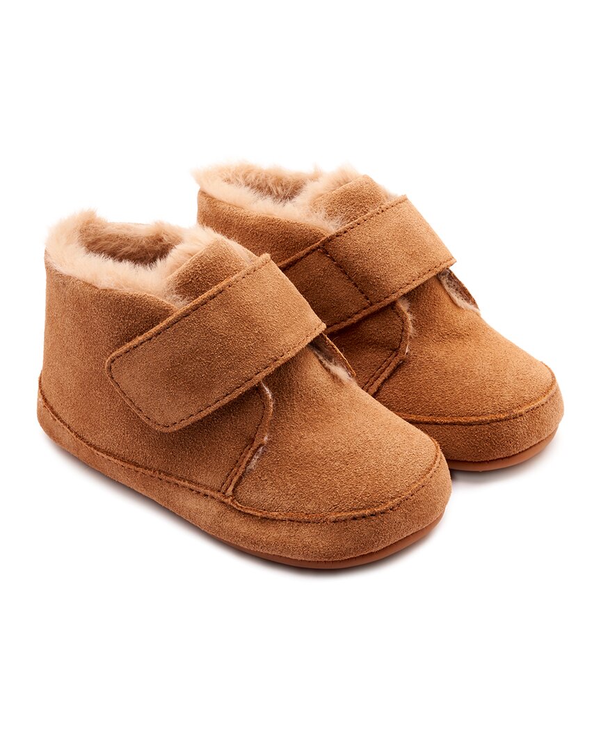 

Кроссовки из кожи и замши Old Soles Shloofy, цвет tan suede