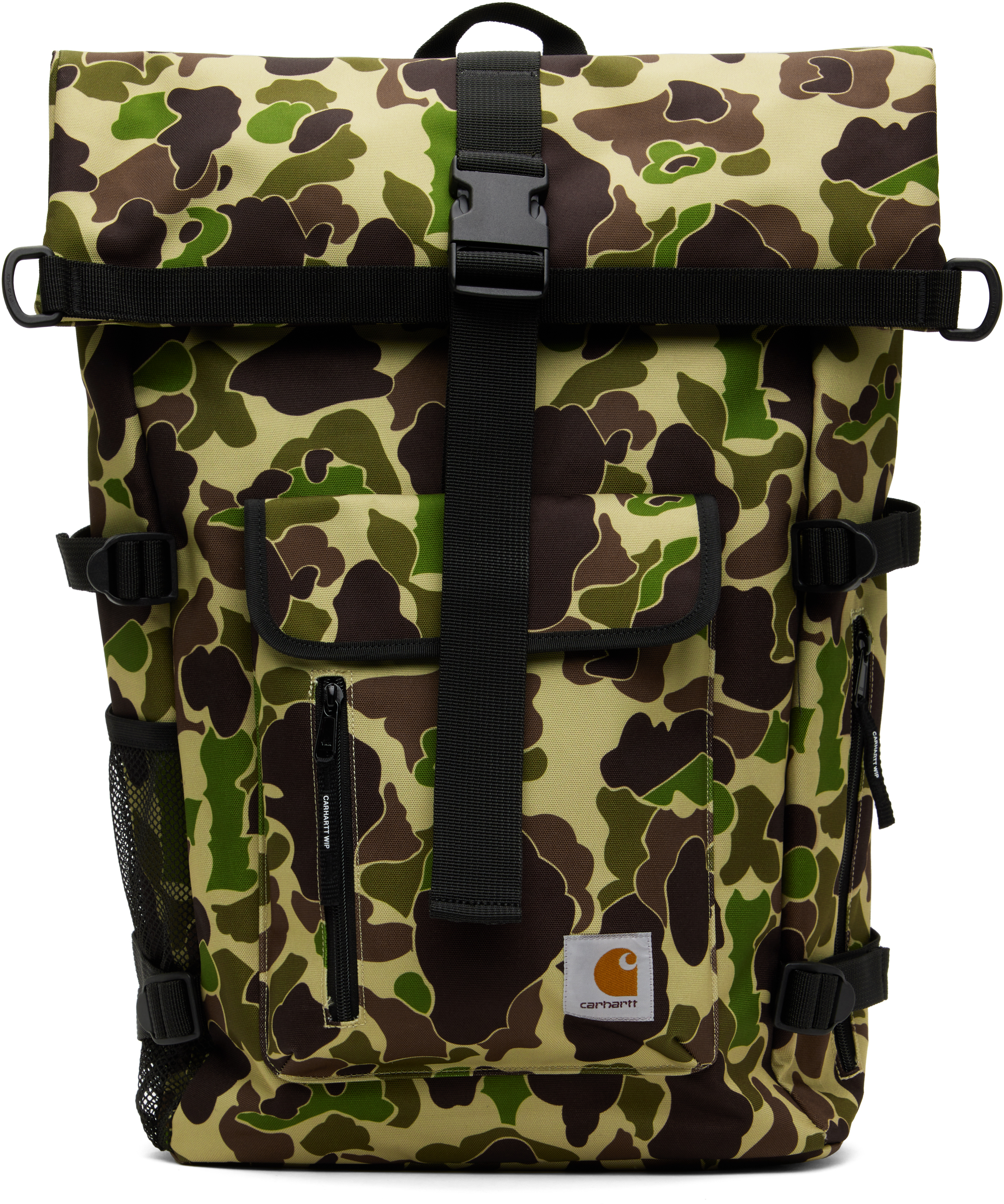 

Рюкзак Philis цвета хаки Carhartt Work In Progress, Camo duck green