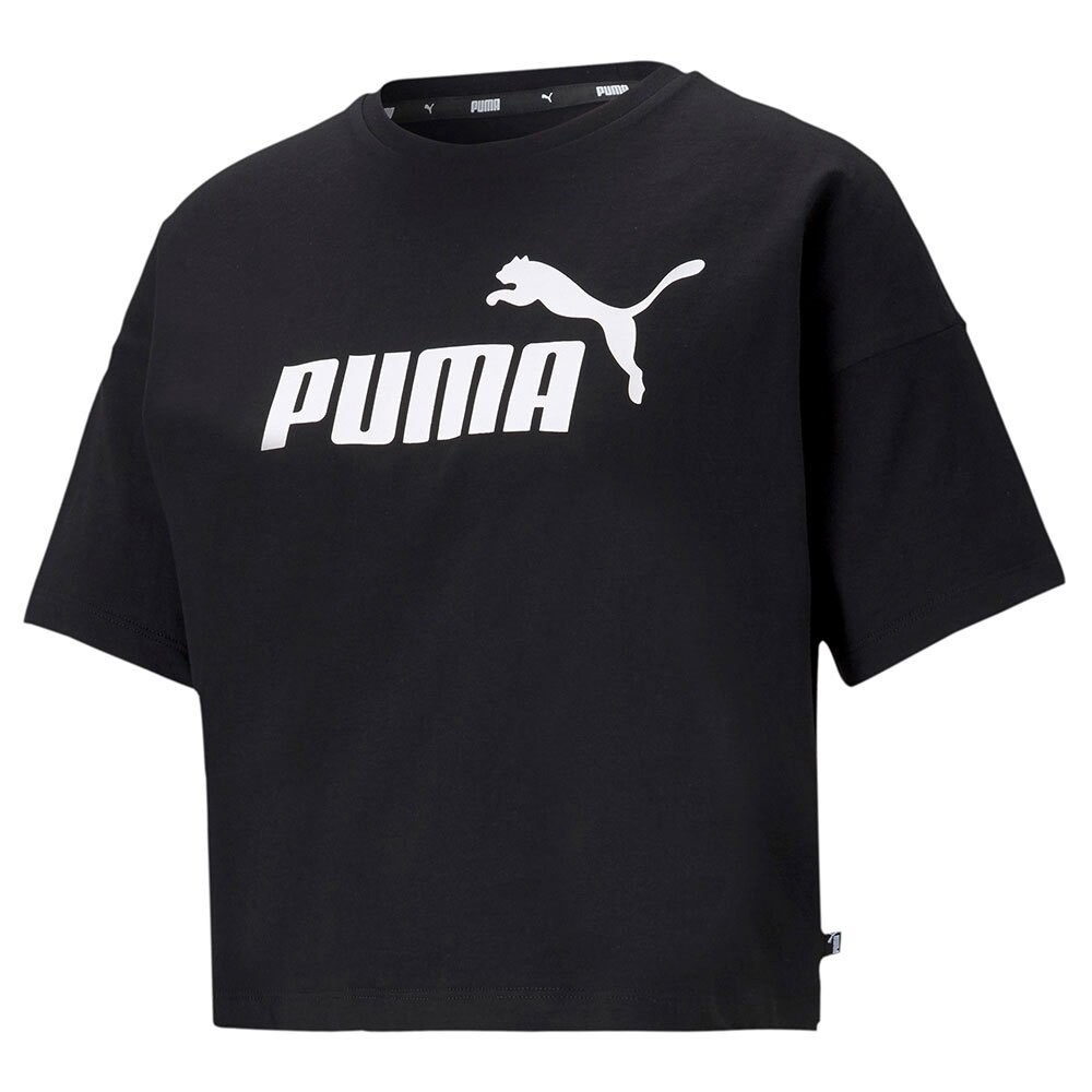 

Футболка с коротким рукавом Puma Essential Cropped Logo, черный