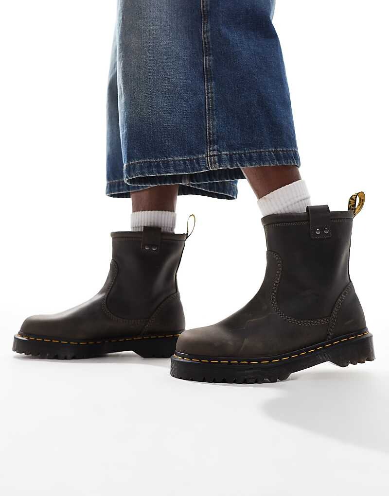 

Dr Martens – Anistone lo – Коричневые кожаные ботинки челси