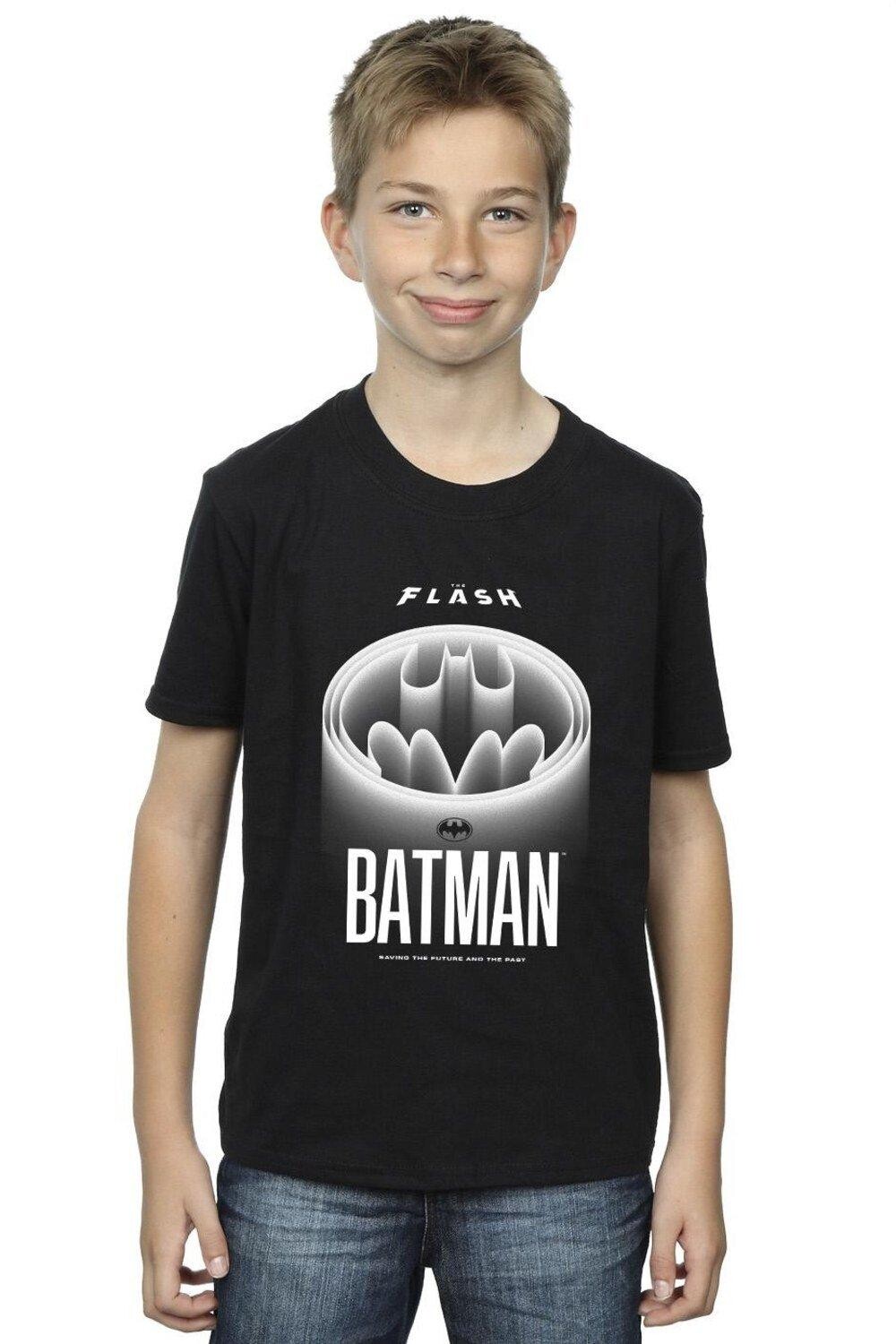 

Белая футболка с логотипом The Flash Batman DC Comics, черный