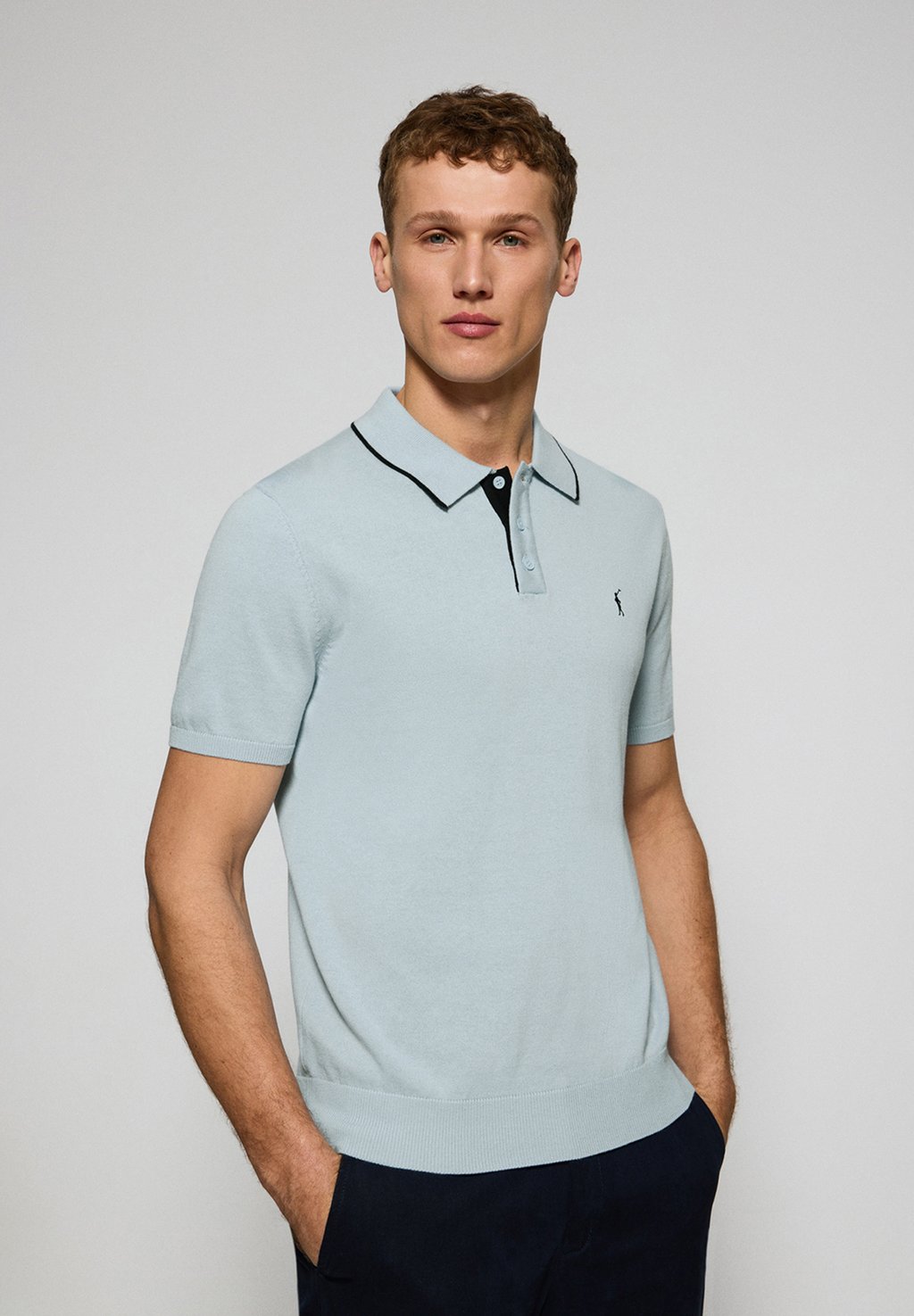 

Рубашка поло SHORT SLEEVE Polo Club, синий