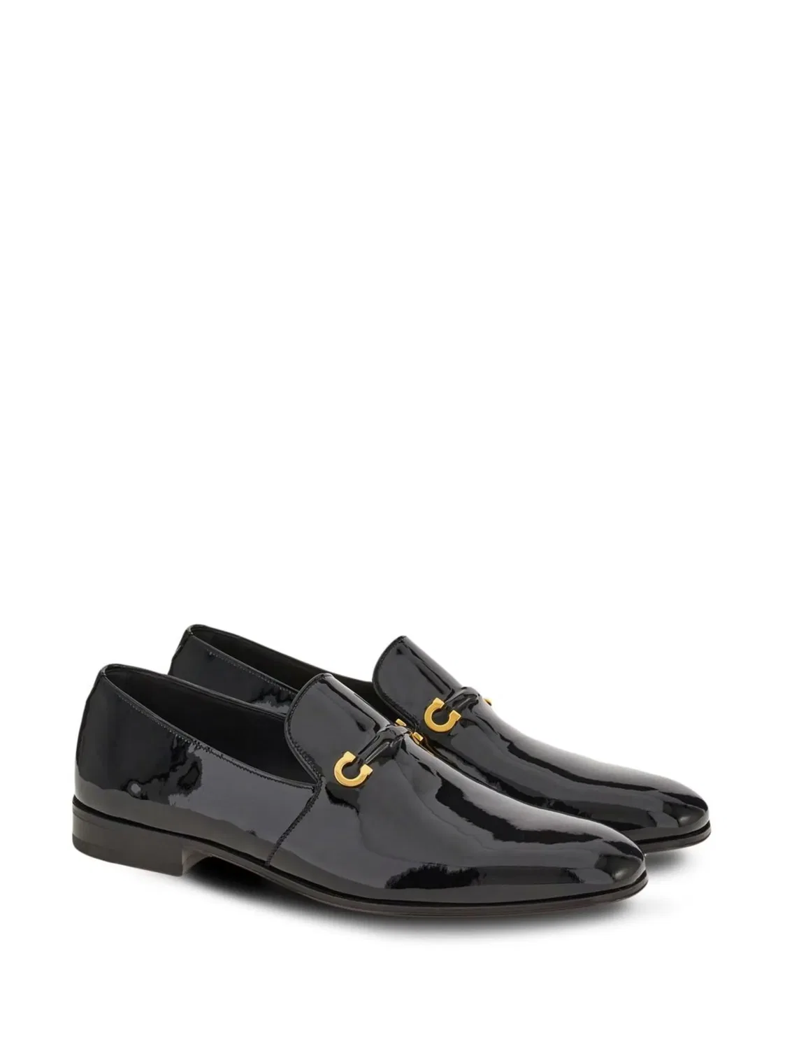Мокасины с декором Gancini Ferragamo — фото 2