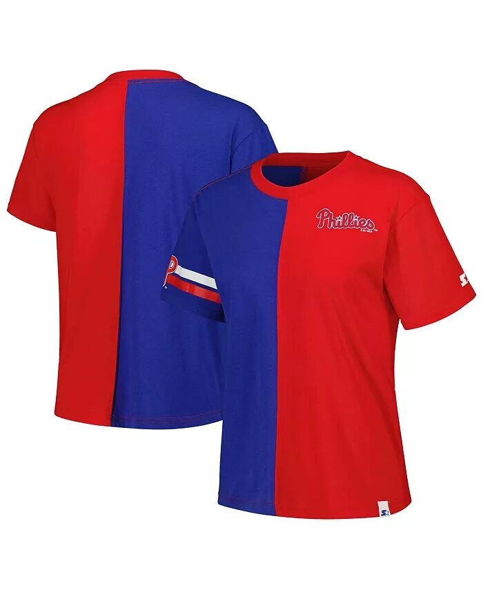 

Женская красная футболка Royal Philadelphia Phillies Power Move Starter
