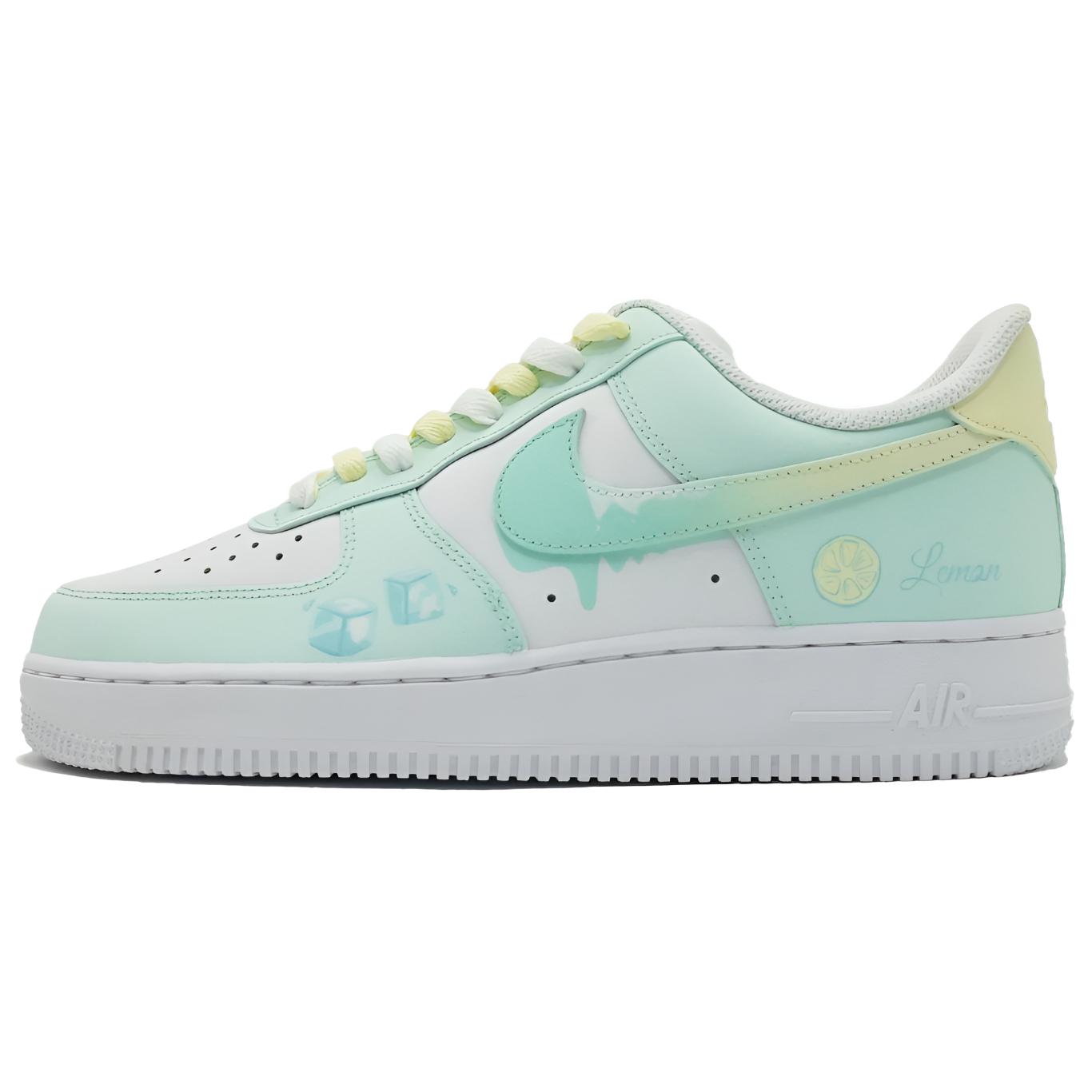 

Кроссовки Nike Air Force 1 Abrasion Resistant Low Top Skateboard Unisex светло-голубые, цвет Light Cyan