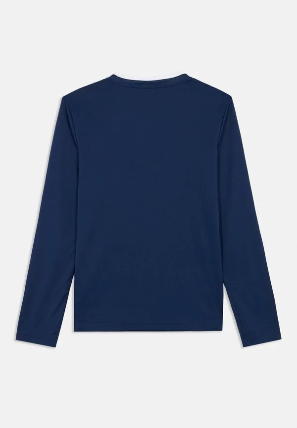 Детская футболка с длинным рукавом entrada унисекс Adidas Performance, Team Navy Blue/White — фото 2