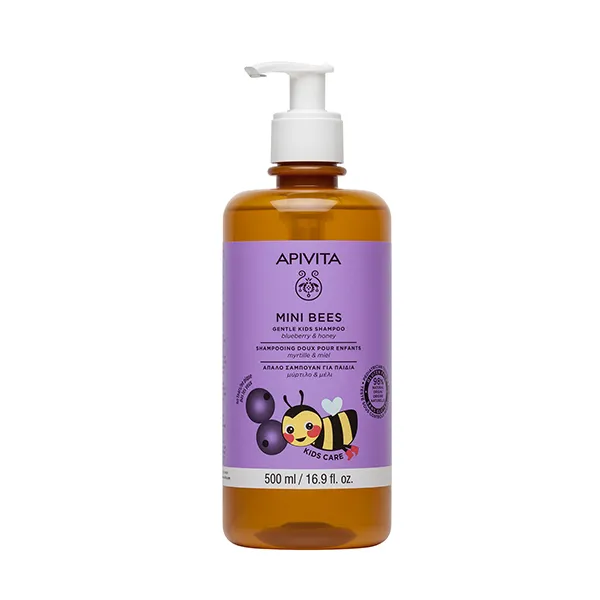 

Детский шампунь Mini Bees Arándano Y Miel Apivita, 500 ml