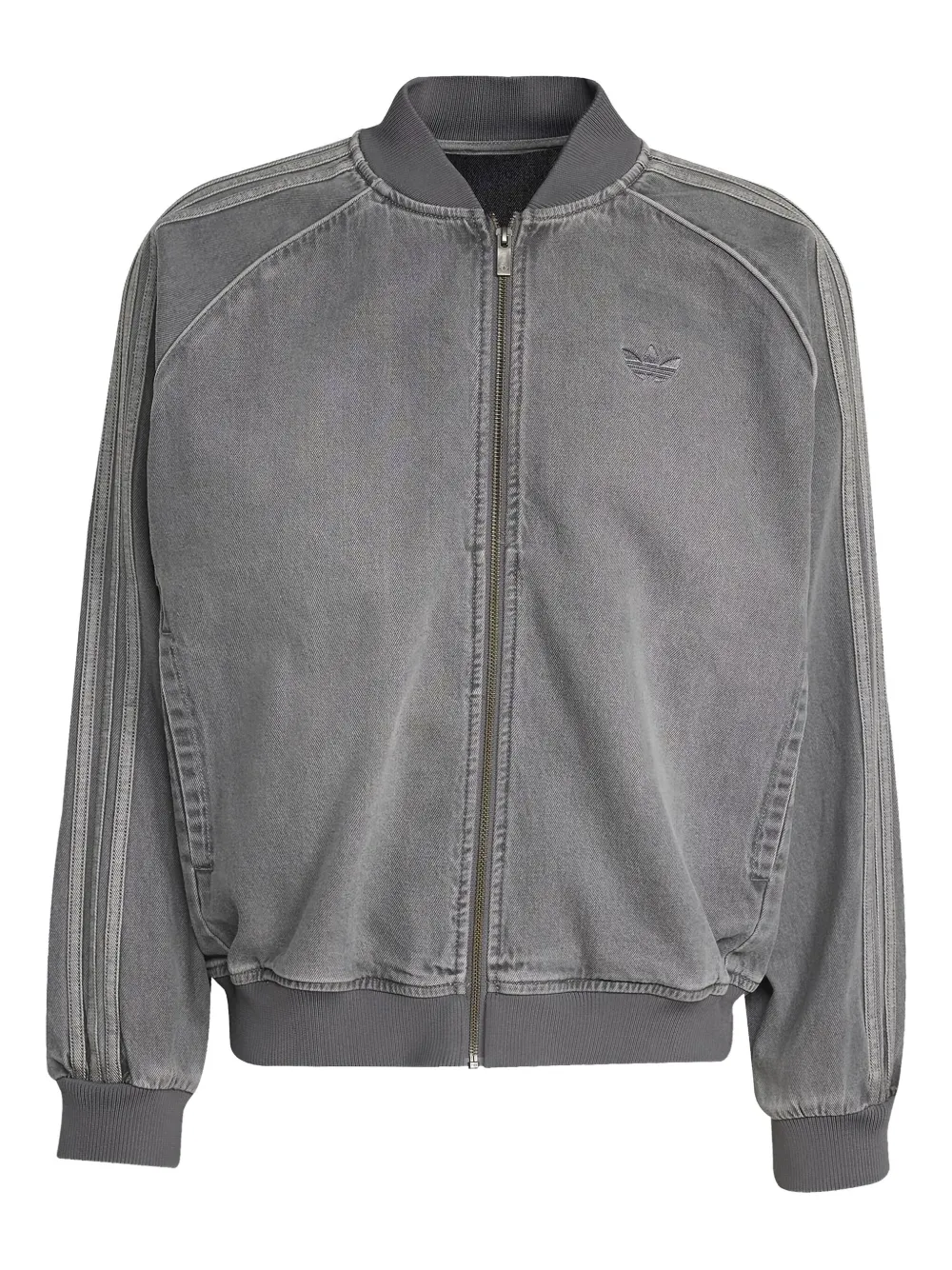 Джинсовый бомбер SST Adicolor adidas, серый