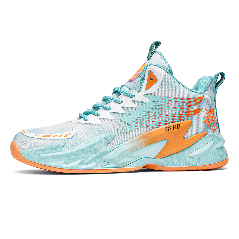 

Кроссовки для бега Anti Kick Cushioning Rebound Mid Top для детей и подростков Kung Fu partners, фиолетовый/синий
