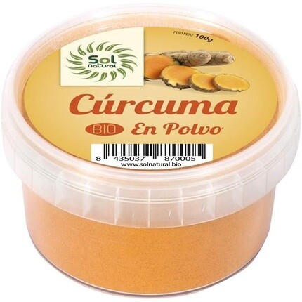 

Органический порошок куркумы 100 г, Solnatural