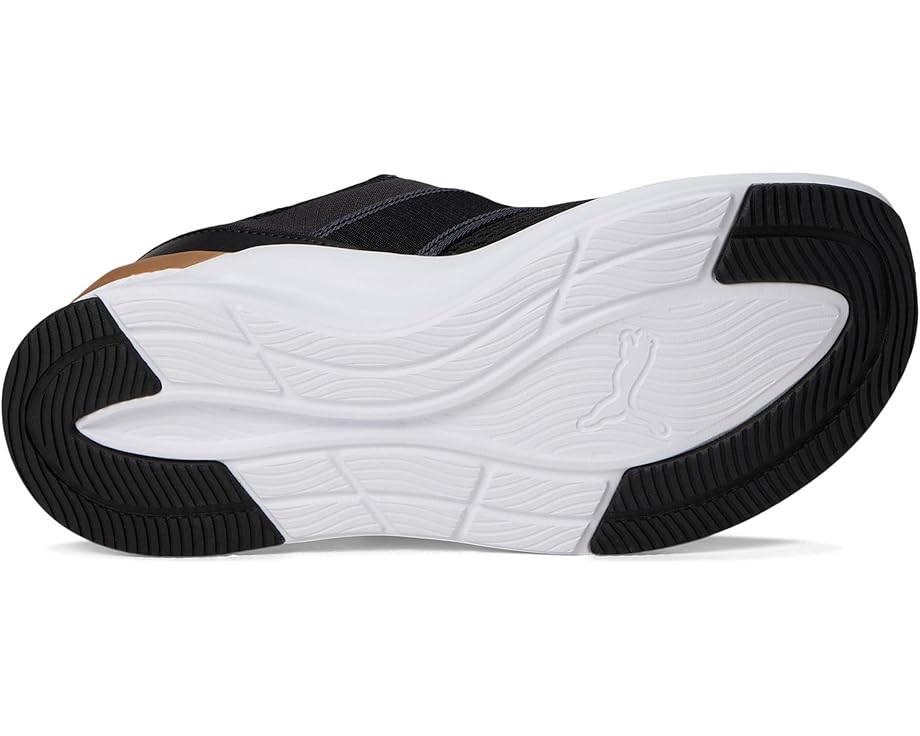 Кроссовки PUMA Softride Harli Slip-On Cross Training Shoes, цвет PUMA Black/PUMA White/PUMA Gold — фото 3