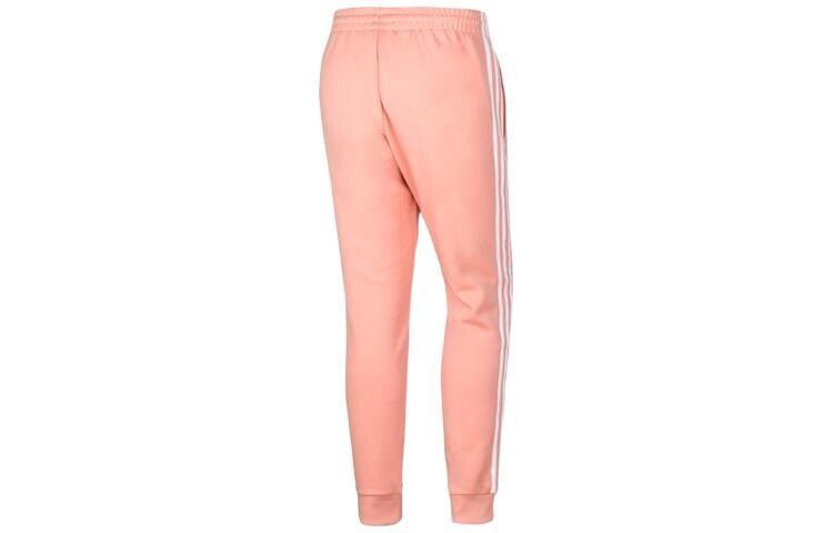 SST трикотажные спортивные штаны мужские розовые Adidas Originals, розовый — фото 2