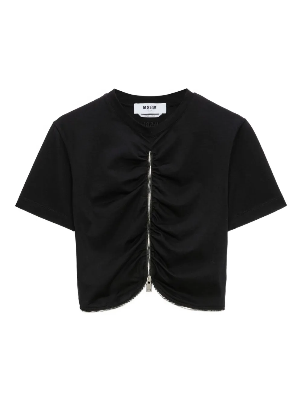 

Топ на молнии MSGM, черный