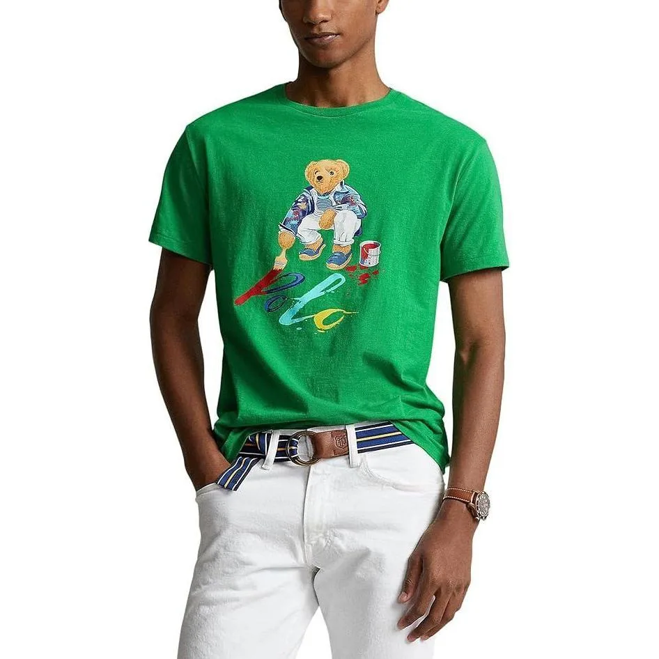 Polo Ralph Lauren Футболка мужская зеленая — фото 4